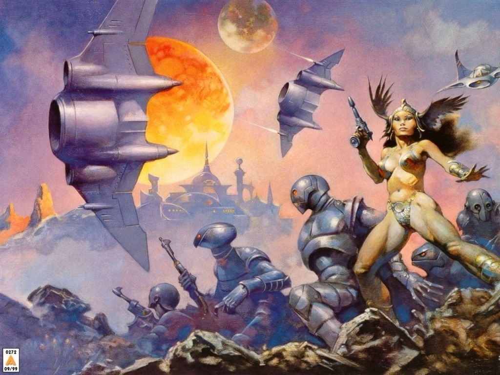 The Science Fiction Art of Frank Frazetta: A Journey Through Time and Space
